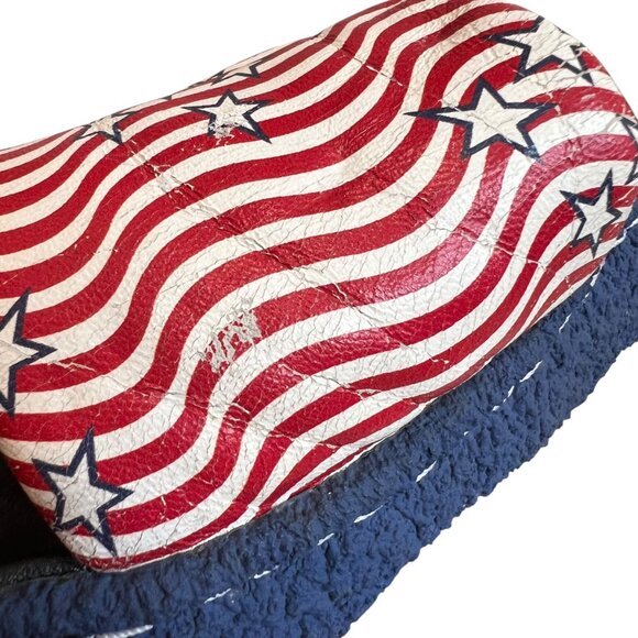 Alexander Wang A1 platform slide sandals slip on red white blue size 38 8 chunky - Picture 11 of 15